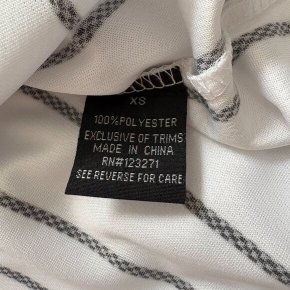 Harper & Ivy New York Pinstripe Baseball Graphic Short Sleeve Tee Size XS New - Picture 7 of 7